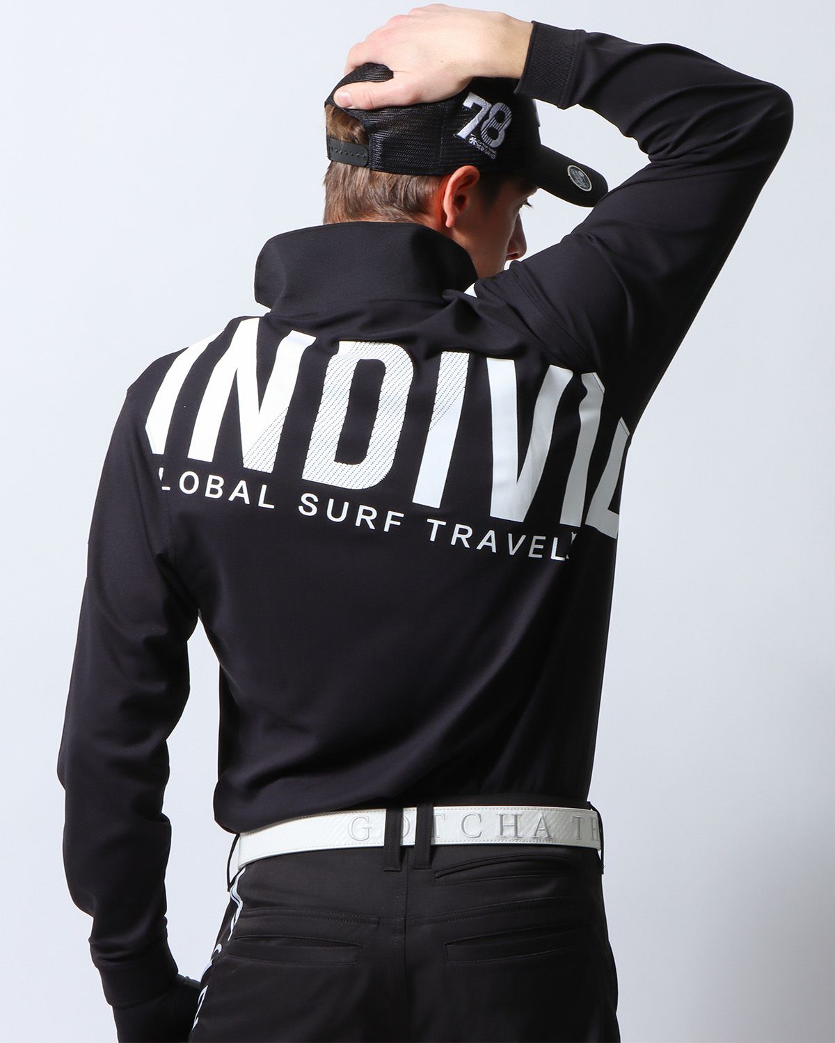 ブラック：183cm/70kg(Lサイズ着用)