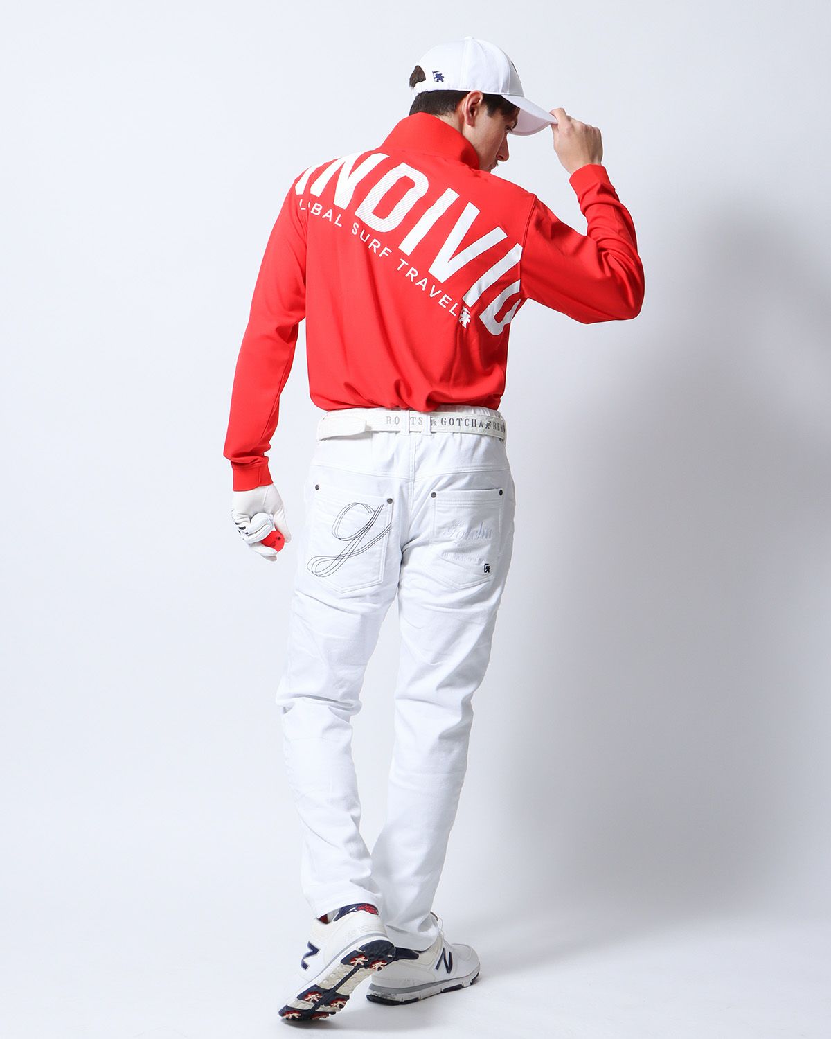 ライトレッド：180cm/70kg(Lサイズ着用)