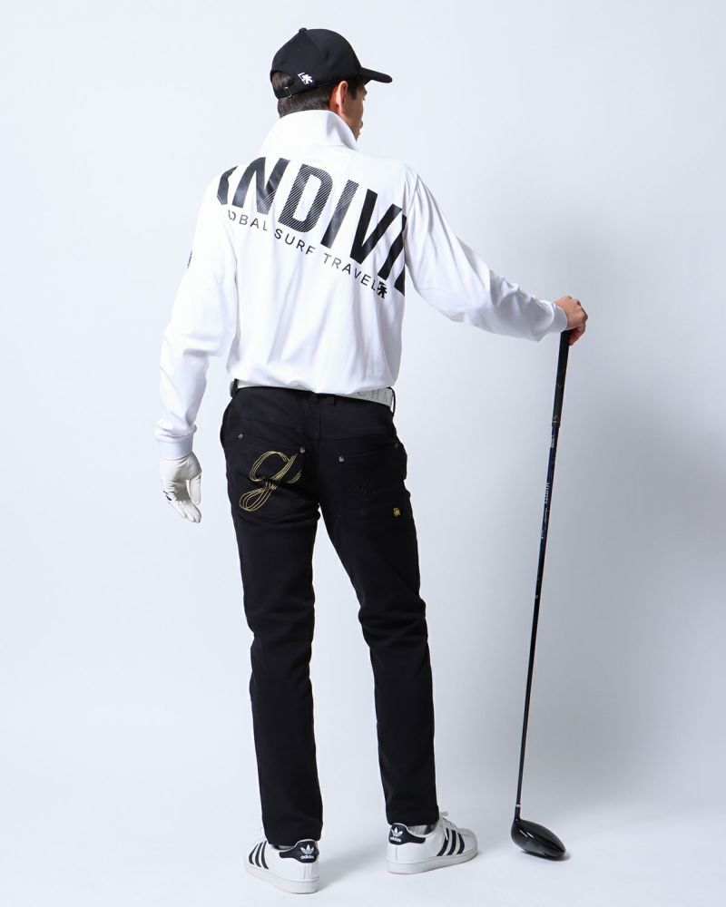 ホワイト：180cm/70kg(Lサイズ着用)