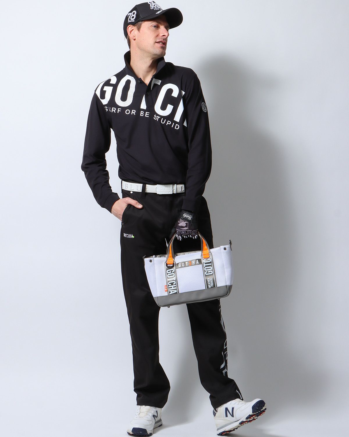 ブラック：183cm/70kg(Lサイズ着用)