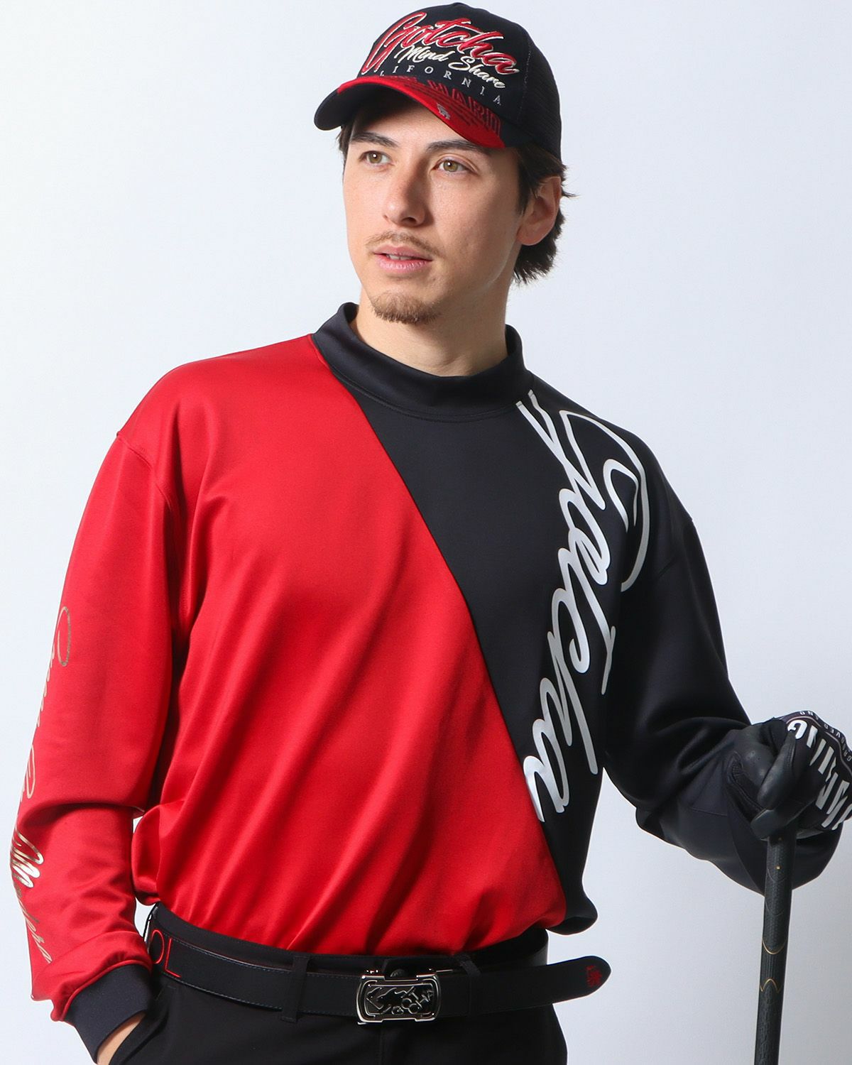 レッド：180cm/70kg(Lサイズ着用)