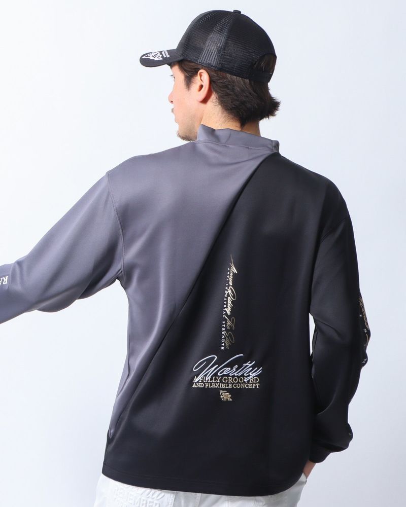 ブラック：180cm/70kg(Lサイズ着用)