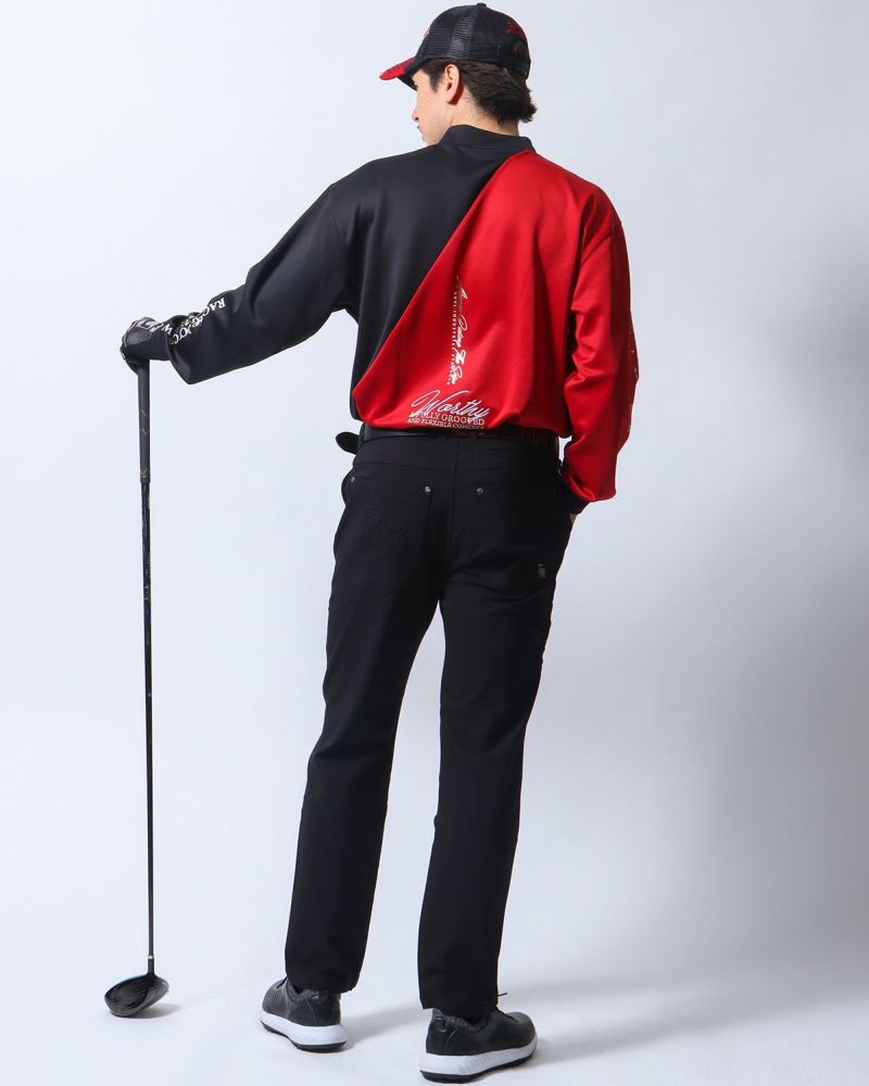 レッド：180cm/70kg(Lサイズ着用)