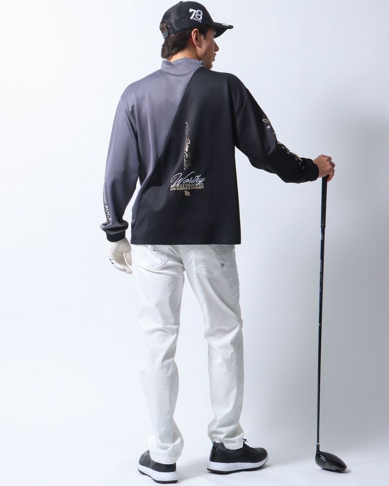 ブラック：180cm/70kg(Lサイズ着用)