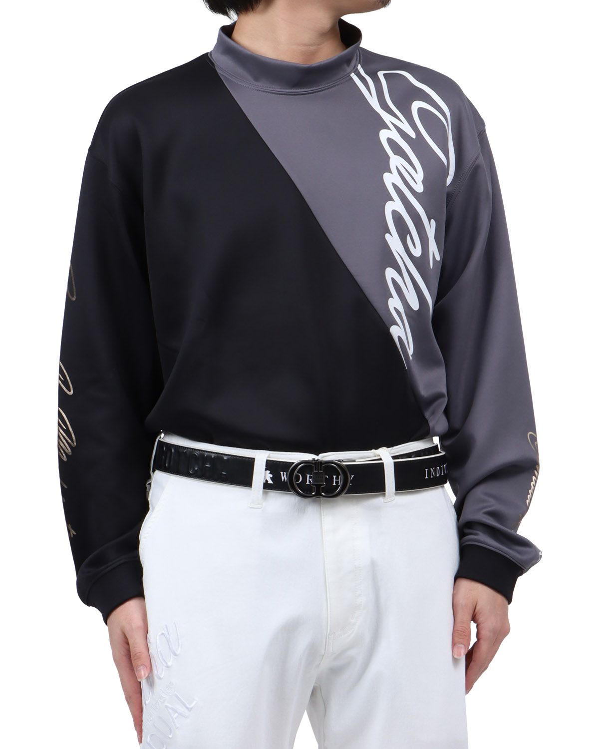 ブラック：173cm63kg(Lサイズ着用)