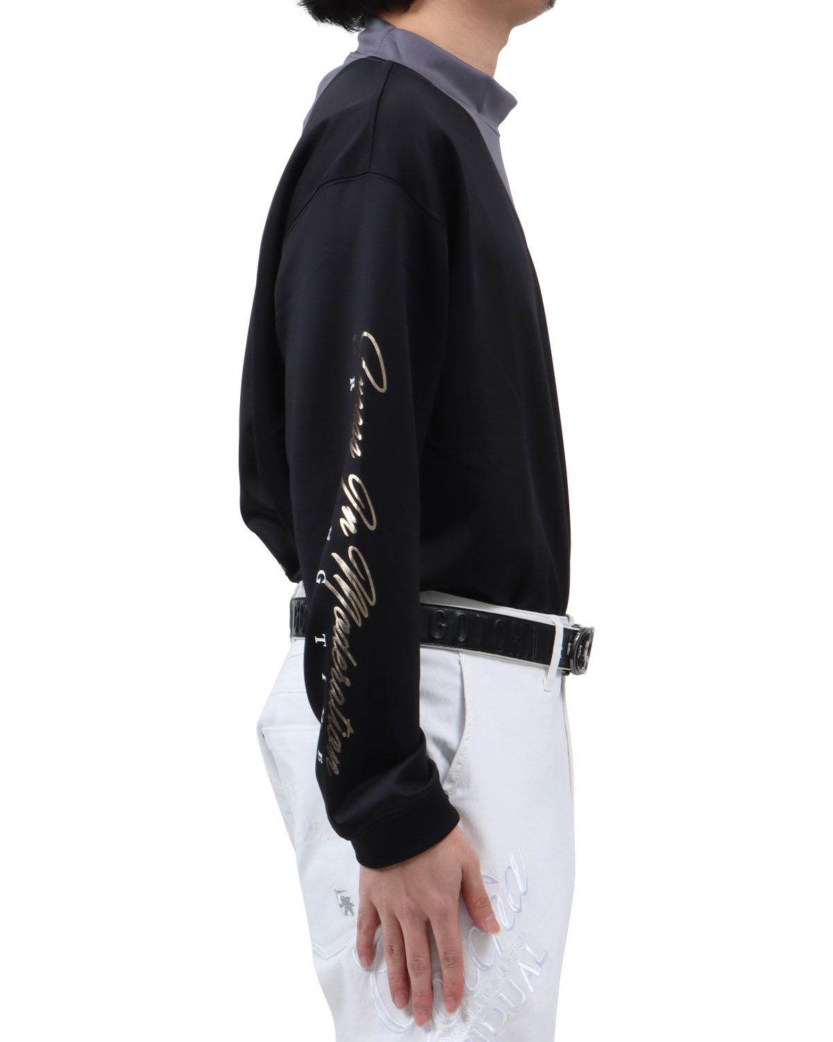 ブラック：173cm63kg(Lサイズ着用)