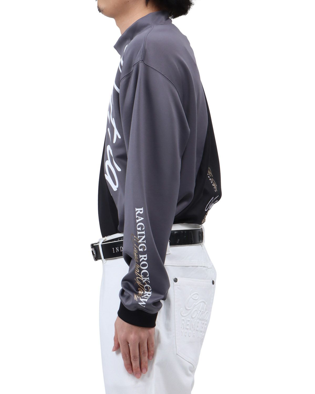 ブラック：173cm63kg(Lサイズ着用)