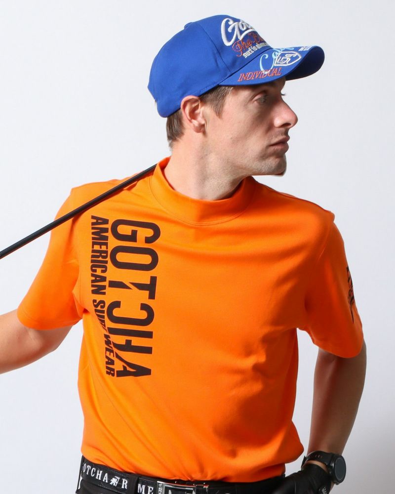 UVカット リミテッド ワントーンロゴ モックネックT