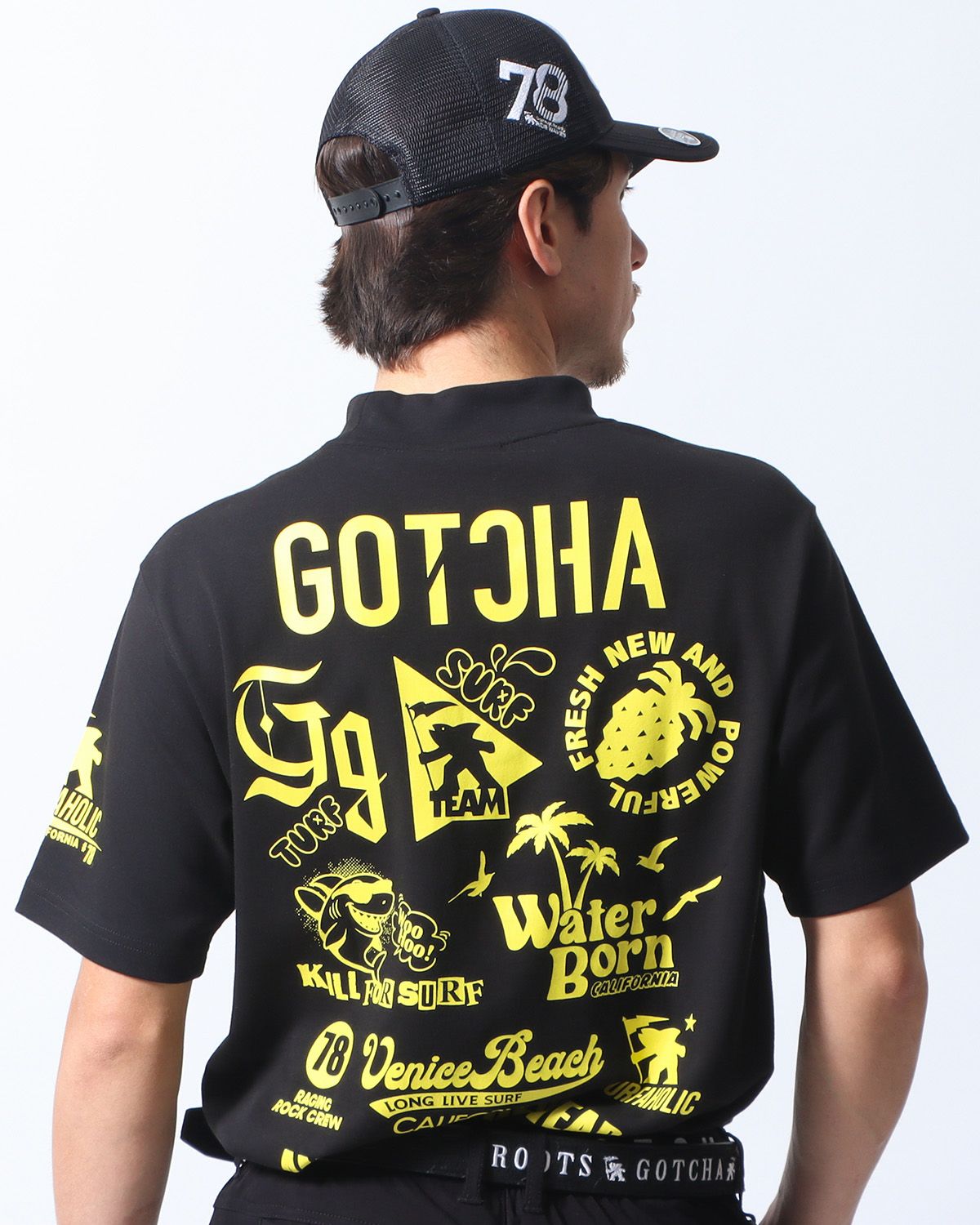 ブラック：180cm/70kg(Lサイズ着用)