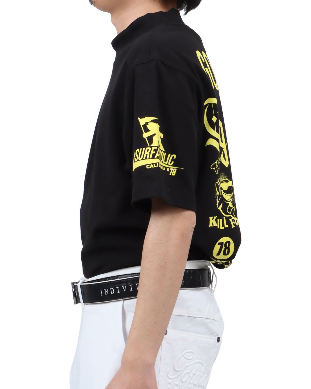 ブラック：173cm63kg(Lサイズ着用)