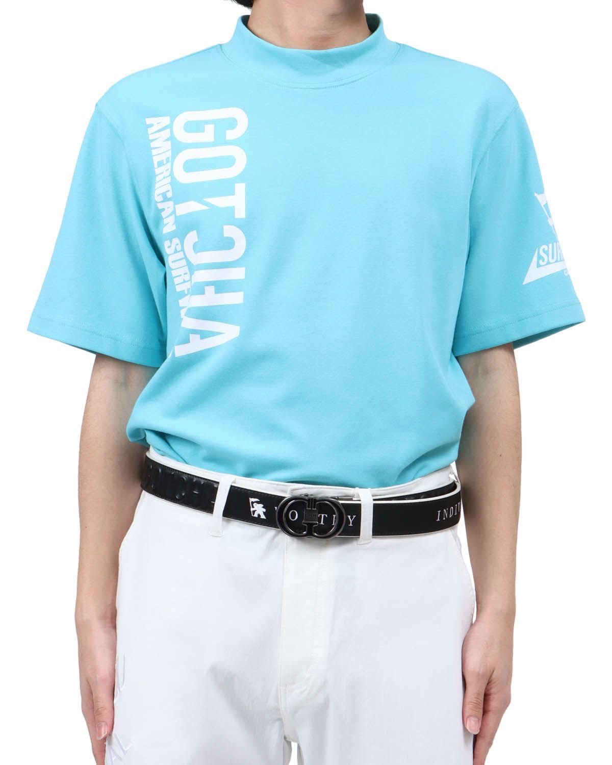 ライトブルー：173cm63kg(Lサイズ着用)