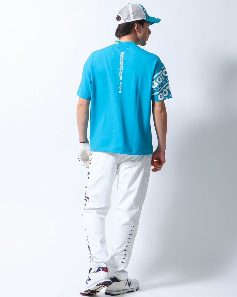 エメラルドグリーン：180cm/70kg(Lサイズ着用)