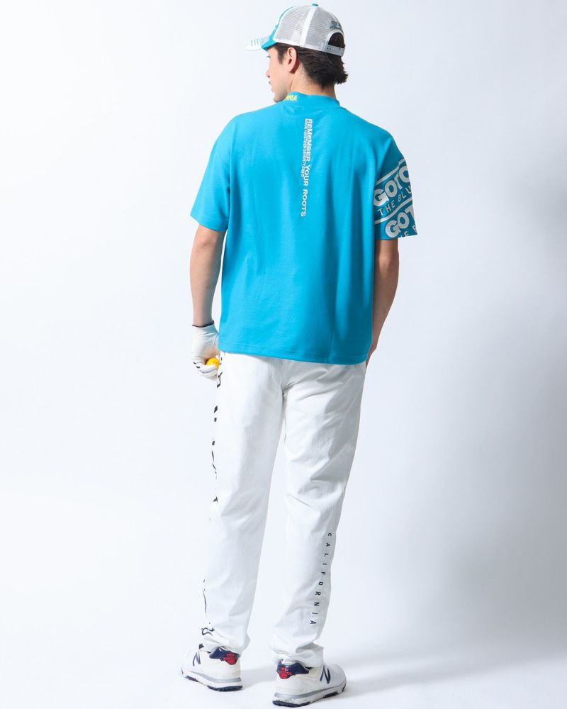 エメラルドグリーン：180cm/70kg(Lサイズ着用)