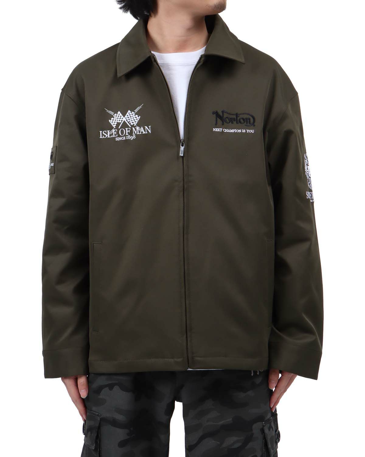 カーキ：173cm63kg(XLサイズ着用)