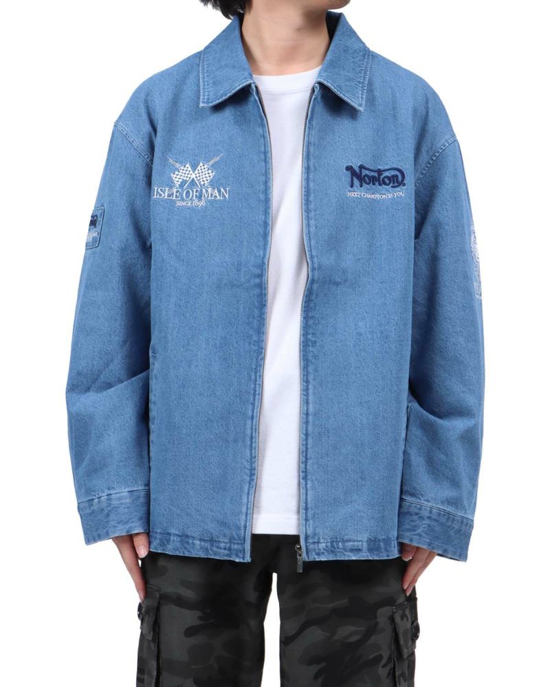 インディゴ：173cm63kg(XLサイズ着用)