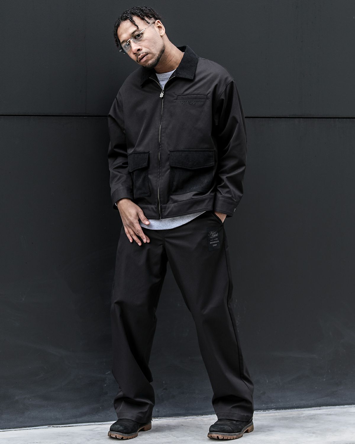 ブラック：183cm(34inc着用)