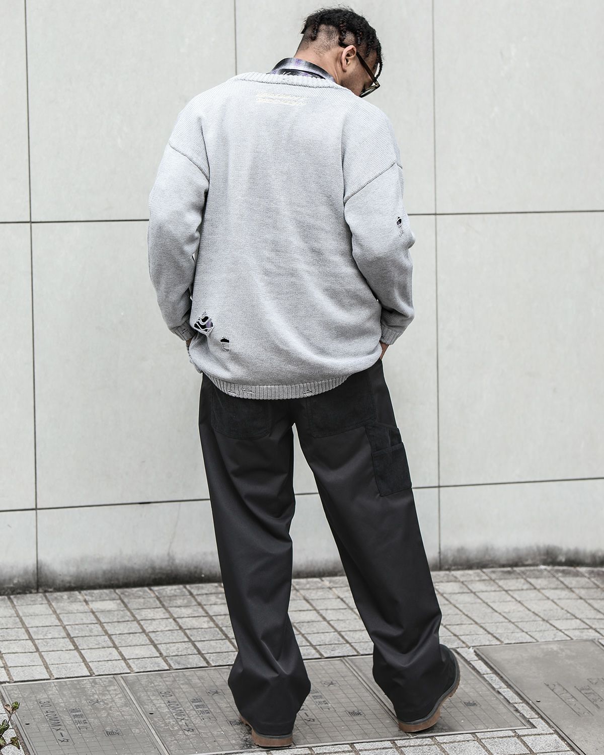 ブラック：183cm(34inc着用)