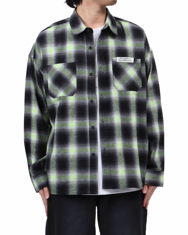 イエローグリーン：173cm63kg(Lサイズ着用)