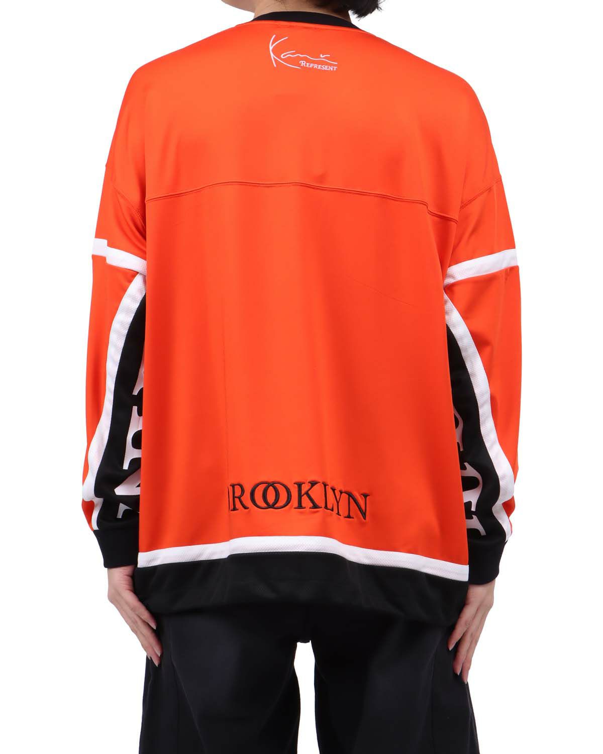 オレンジ：173cm63kg(Lサイズ着用)