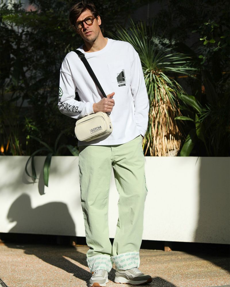 ランドスケープ PU ショルダーポーチ