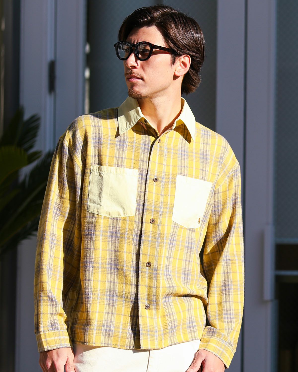 イエロー：180cm/70kg(Lサイズ着用)