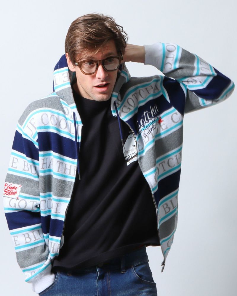 ネイビー：183cm/70kg(Lサイズ着用)