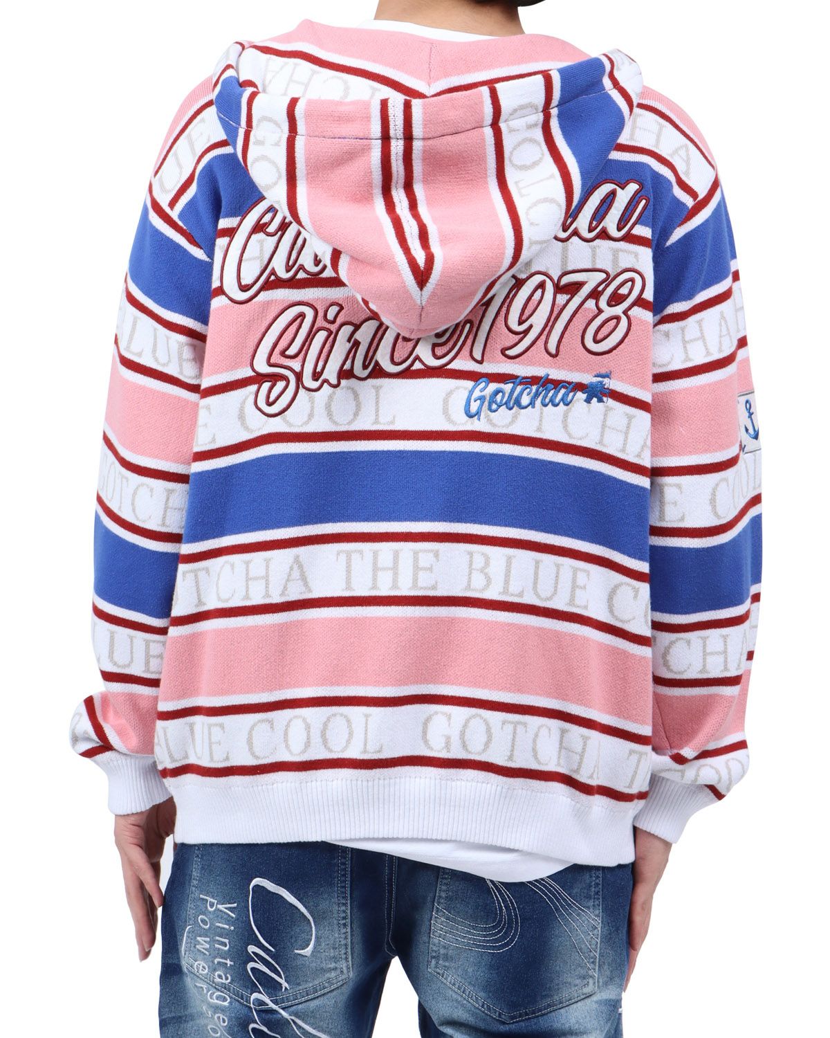 サーモンピンク：173cm63kg(Lサイズ着用)