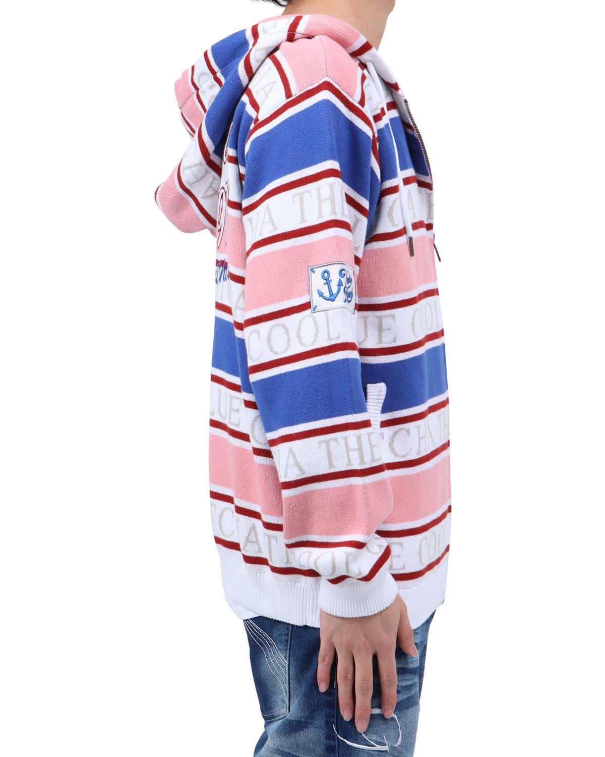 サーモンピンク：173cm63kg(Lサイズ着用)