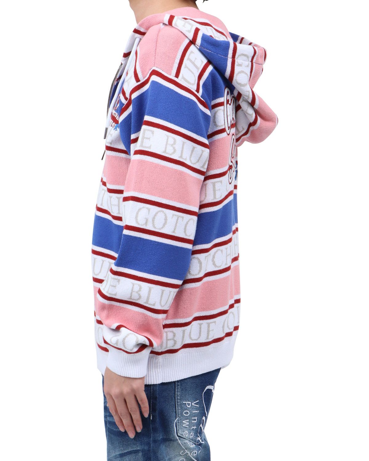 サーモンピンク：173cm63kg(Lサイズ着用)