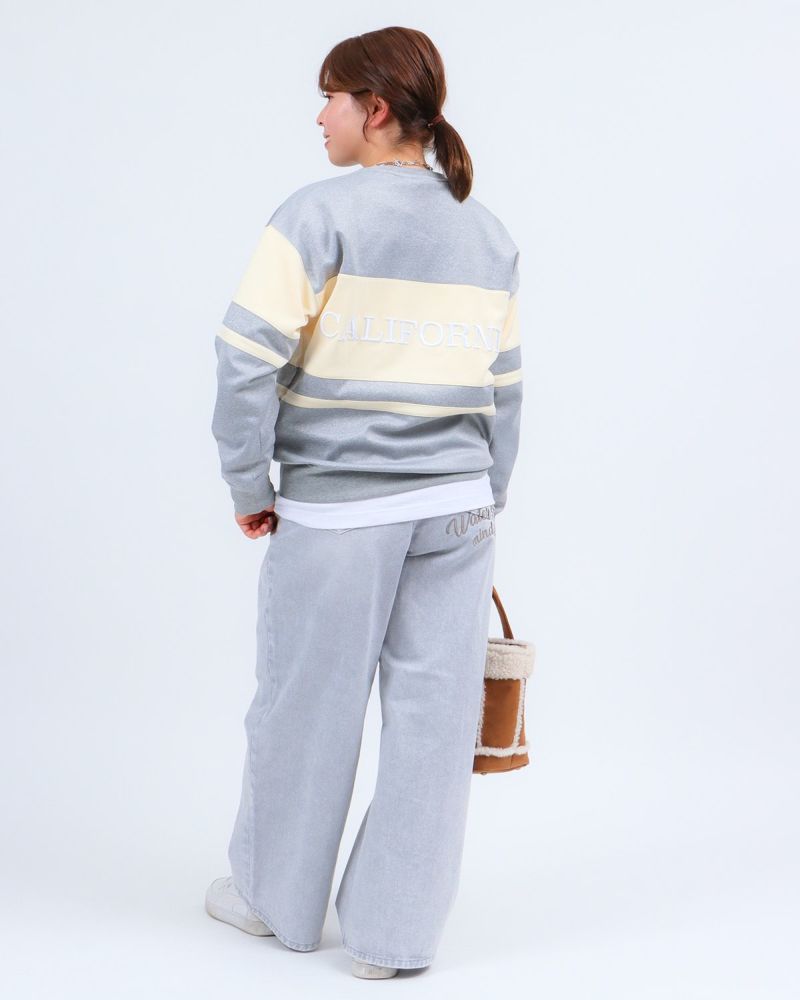 杢グレー：157cm(Sサイズ着用)