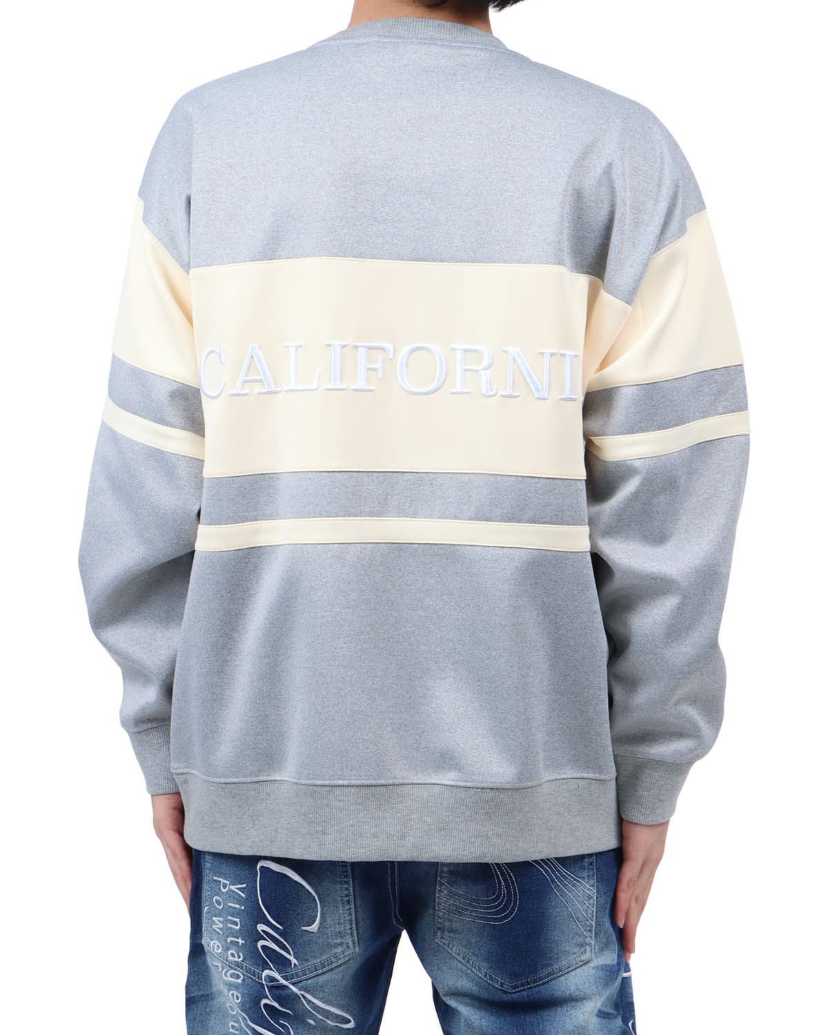 杢グレー：173cm63kg(Lサイズ着用)