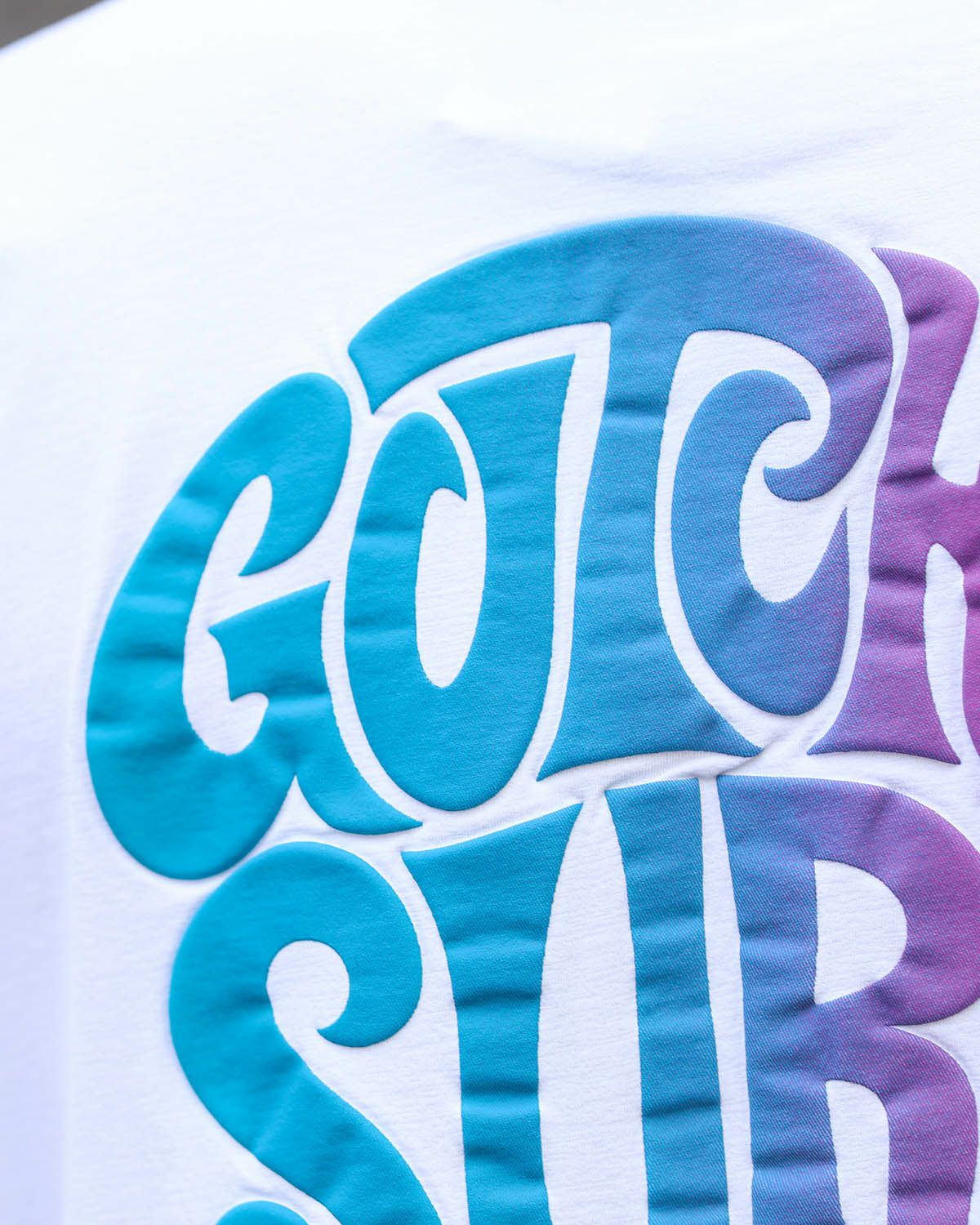 ホワイト：180cm/70kg(Lサイズ着用)