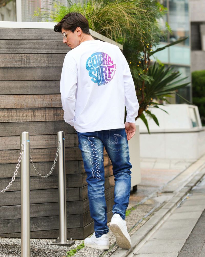 ホワイト：180cm/70kg(Lサイズ着用)