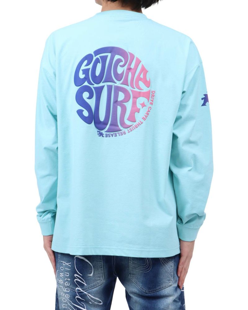 ライトブルー：173cm63kg(Lサイズ着用)