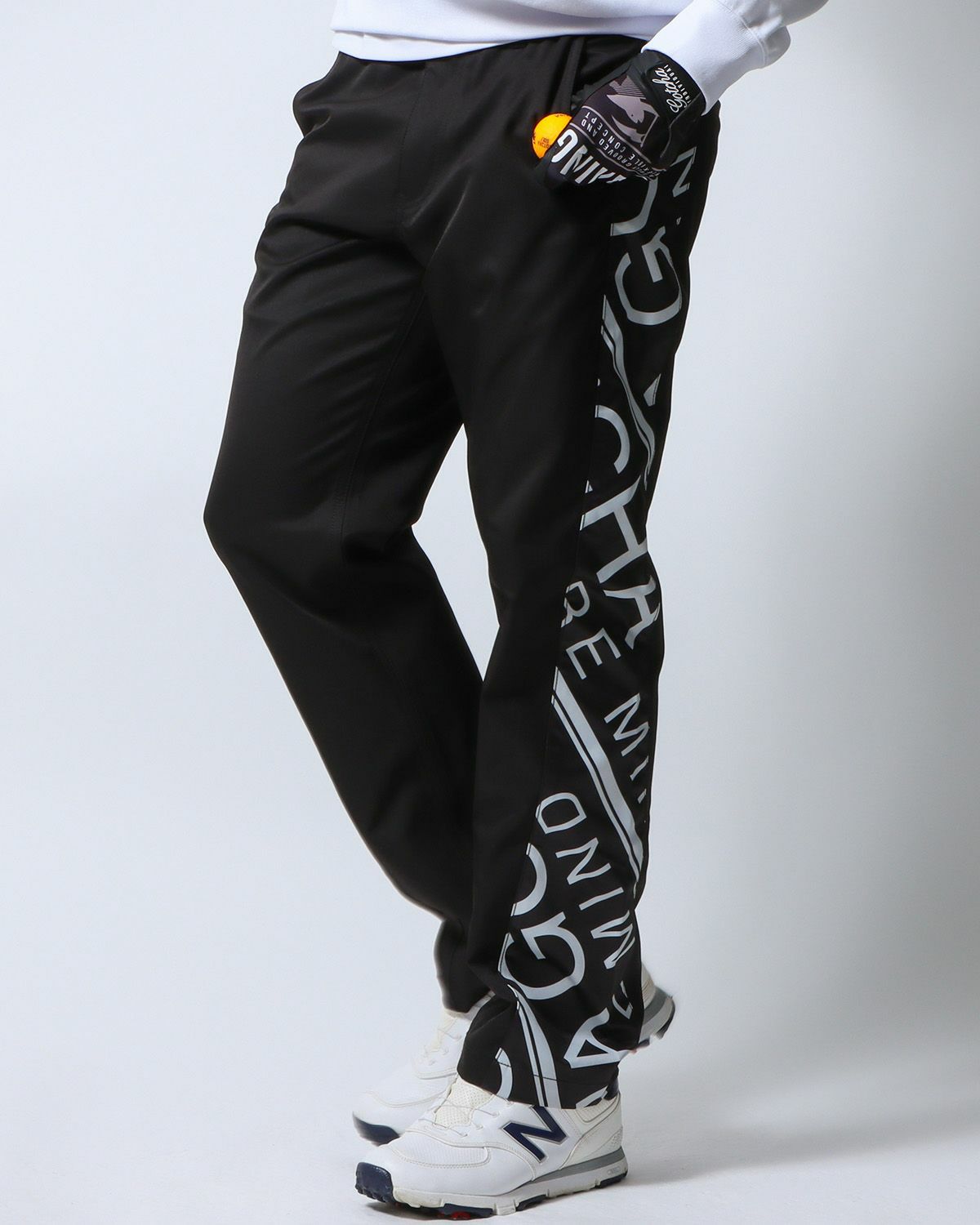 ブラック：183cm/70kg(Lサイズ着用)