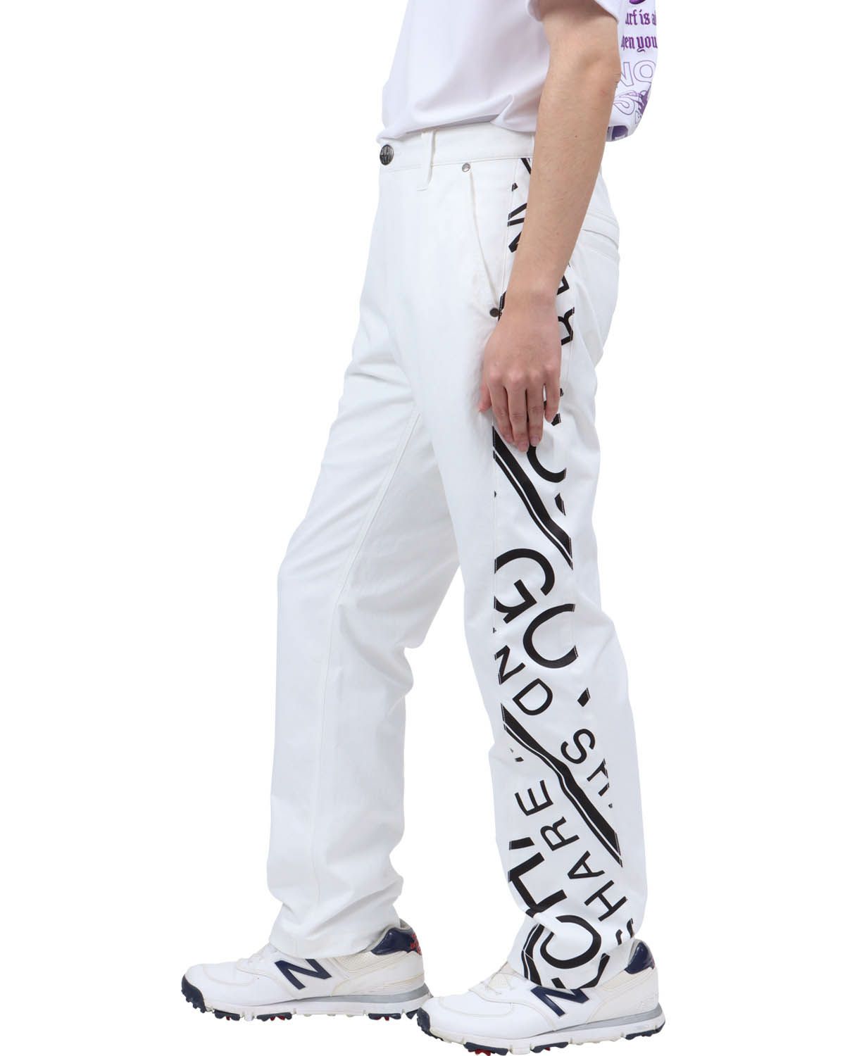 ホワイト：173cm63kg(Lサイズ着用)