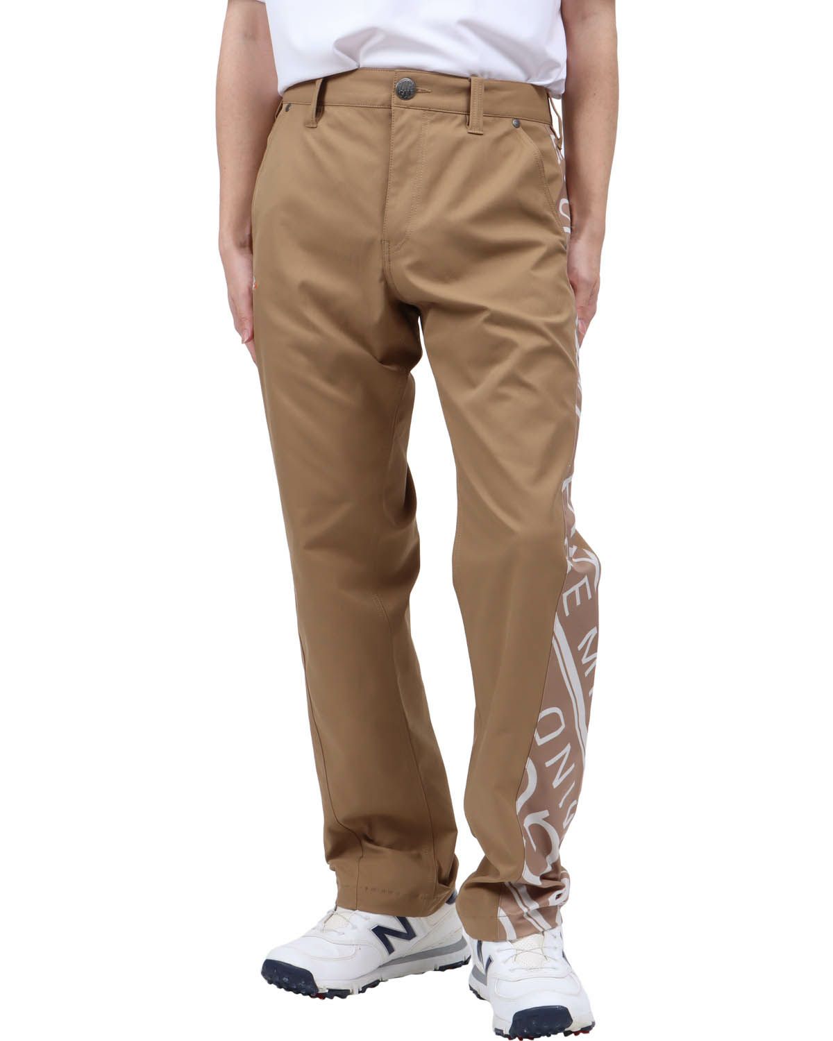 ベージュ：173cm63kg(Lサイズ着用)