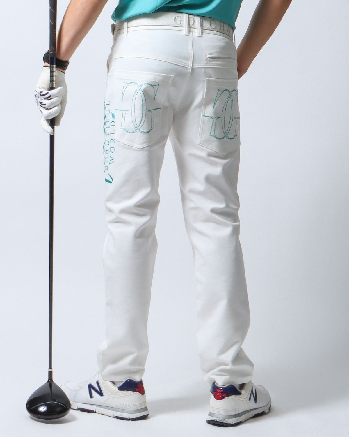 ホワイト：183cm/70kg(Lサイズ着用)