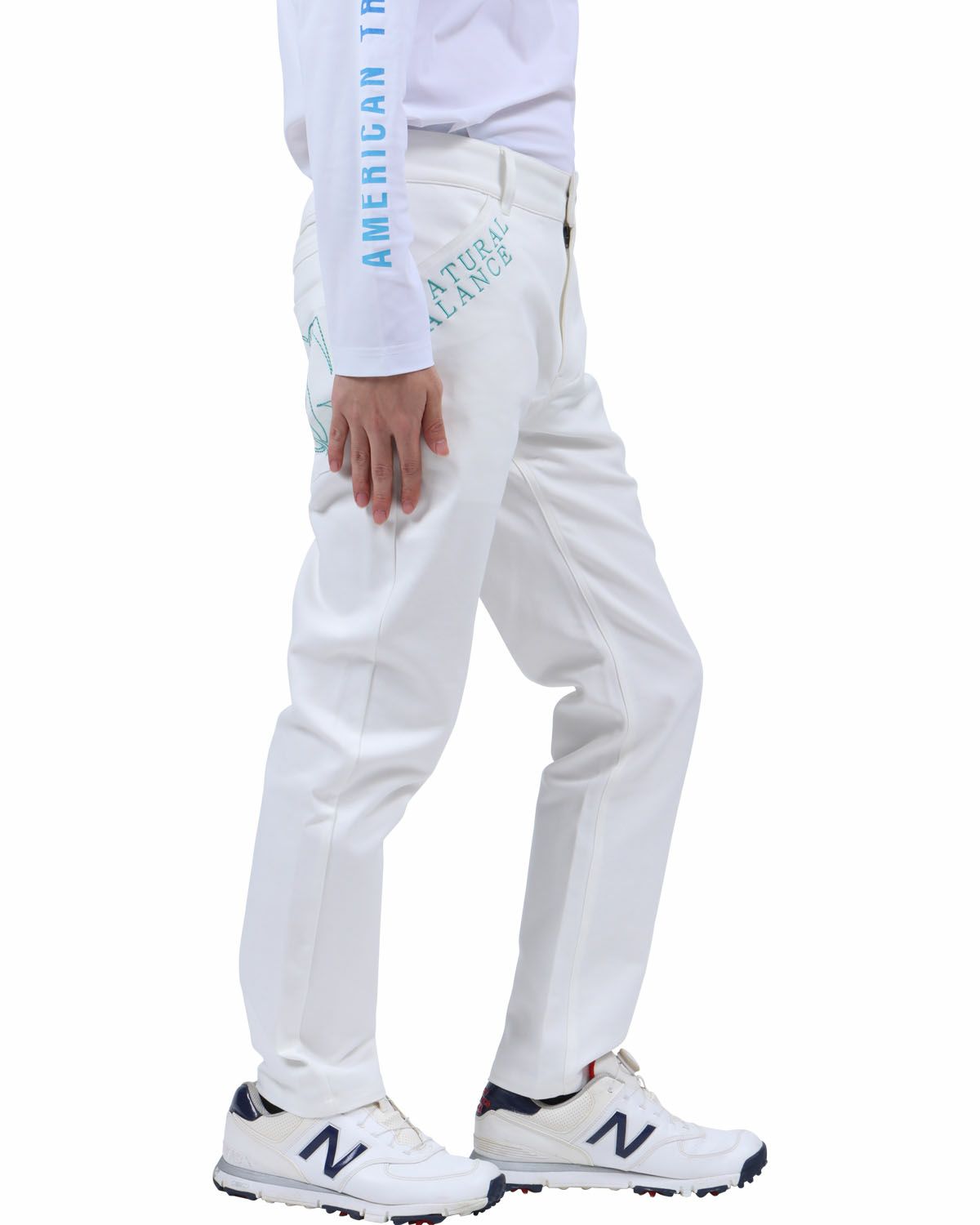 ホワイト：173cm63kg(Mサイズ着用)