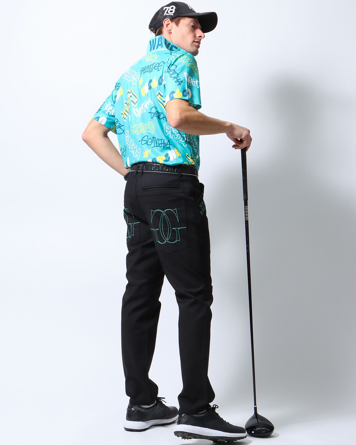 グリーン：183cm/70kg(Lサイズ着用)