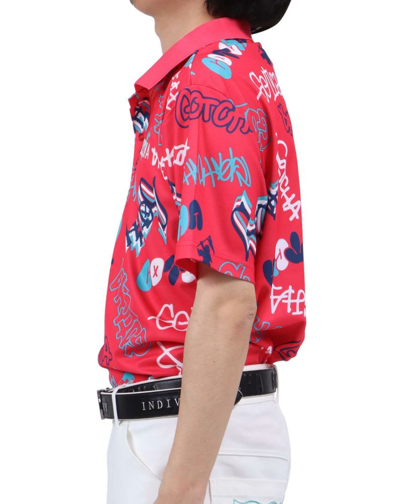 ピンク：173cm63kg(Lサイズ着用)