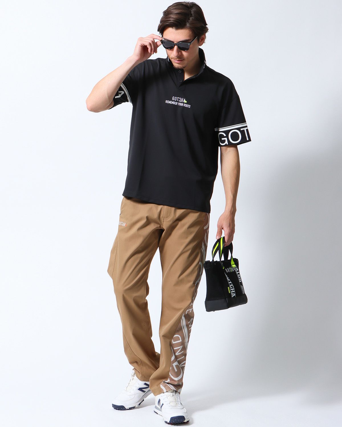 ブラック：180cm/70kg(Lサイズ着用)