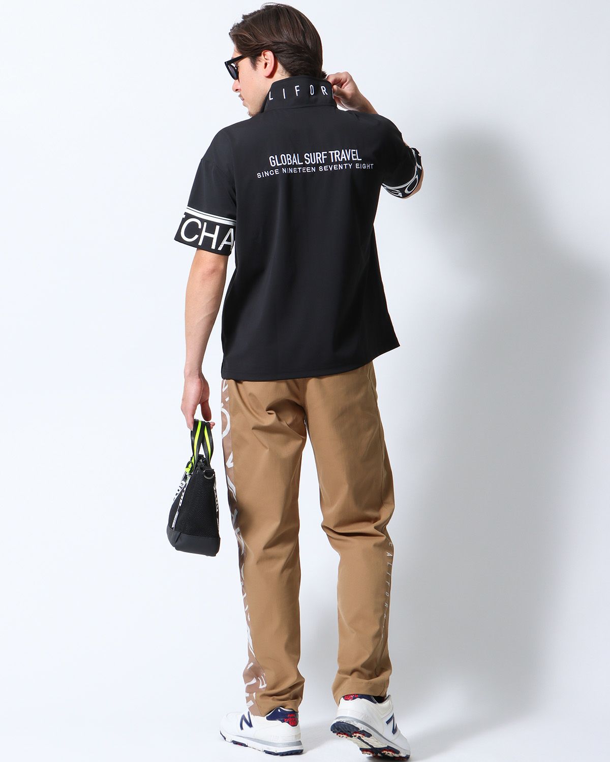 ブラック：180cm/70kg(Lサイズ着用)