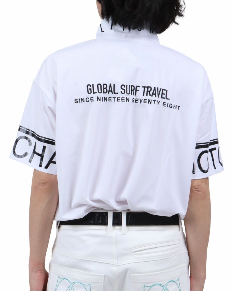 ホワイト：173cm63kg(Lサイズ着用)