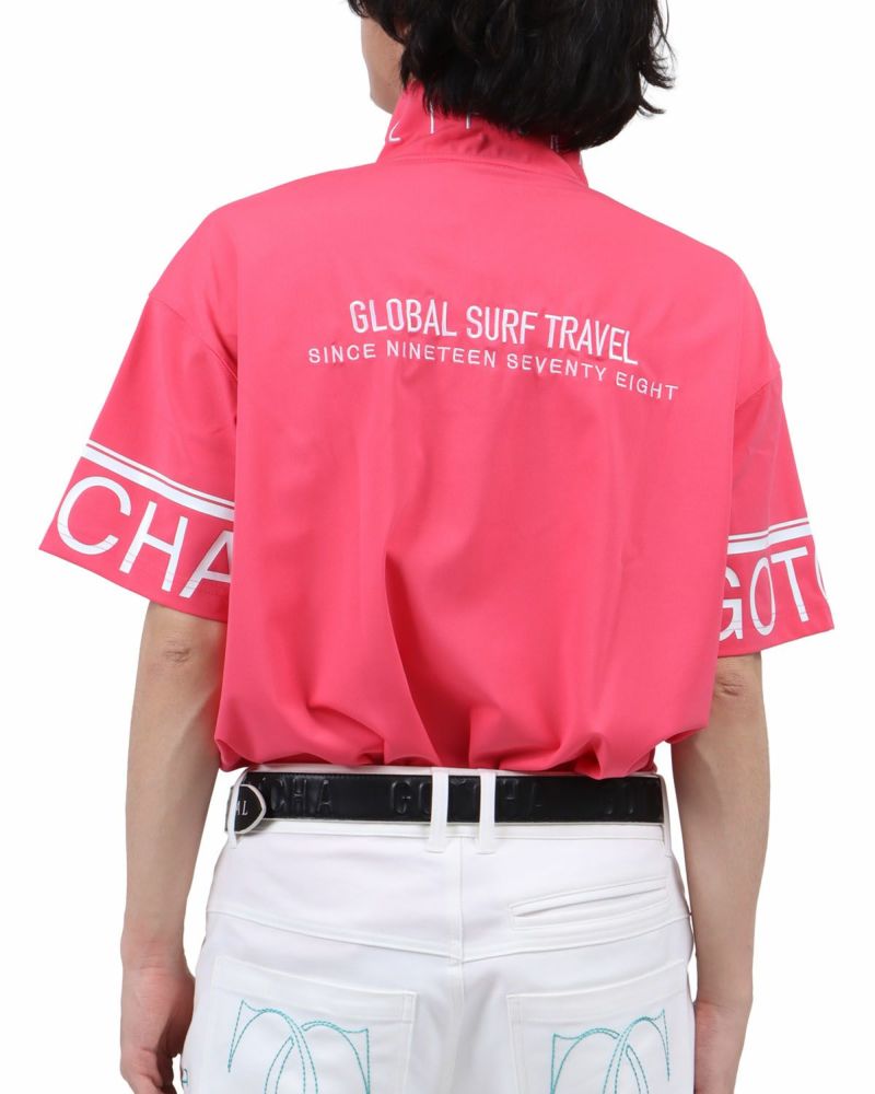 ピンク：173cm63kg(Lサイズ着用)