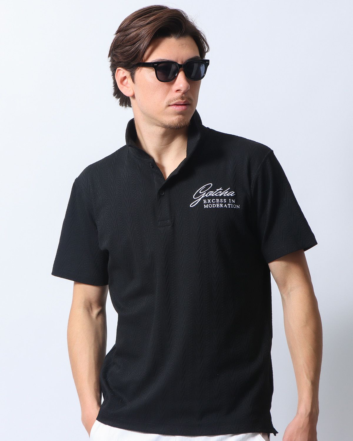 ブラック：180cm/70kg(Lサイズ着用)