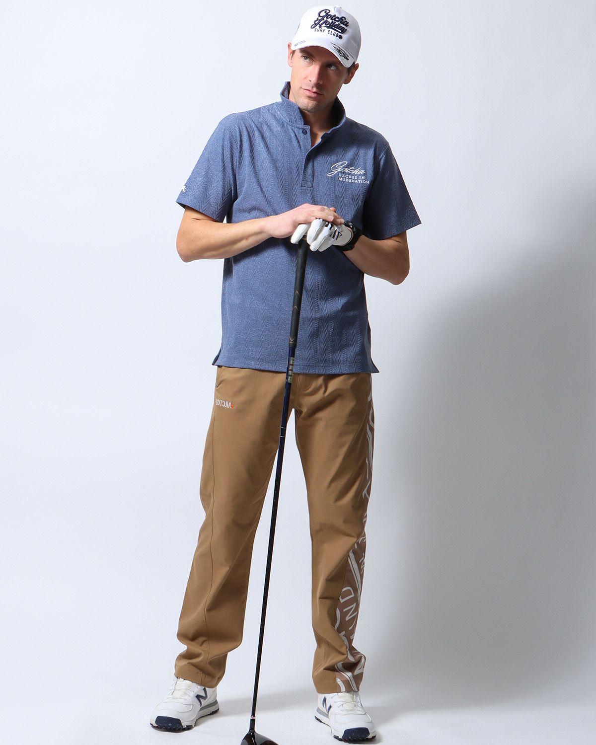 ネイビー：183cm/70kg(Lサイズ着用)