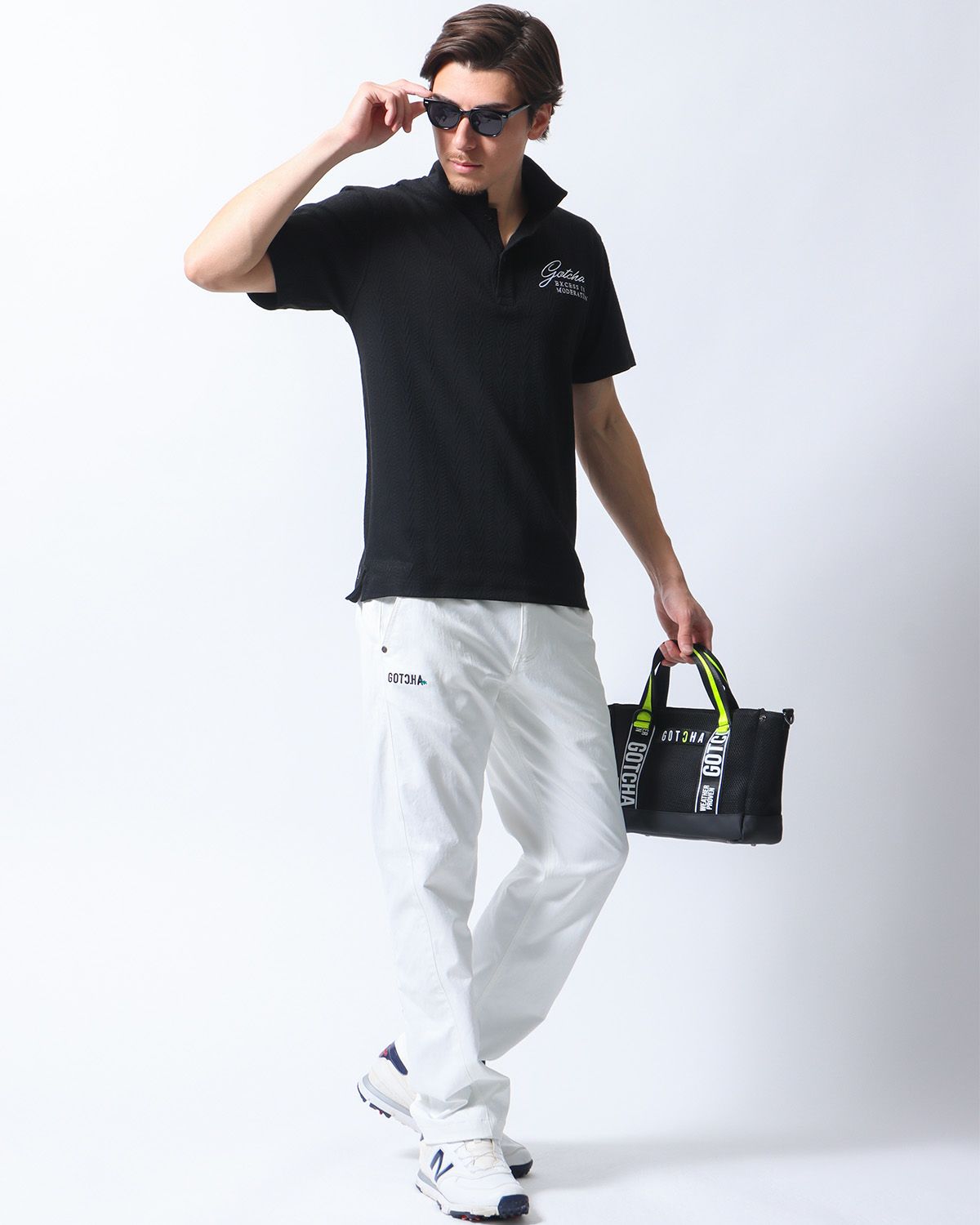 ブラック：180cm/70kg(Lサイズ着用)