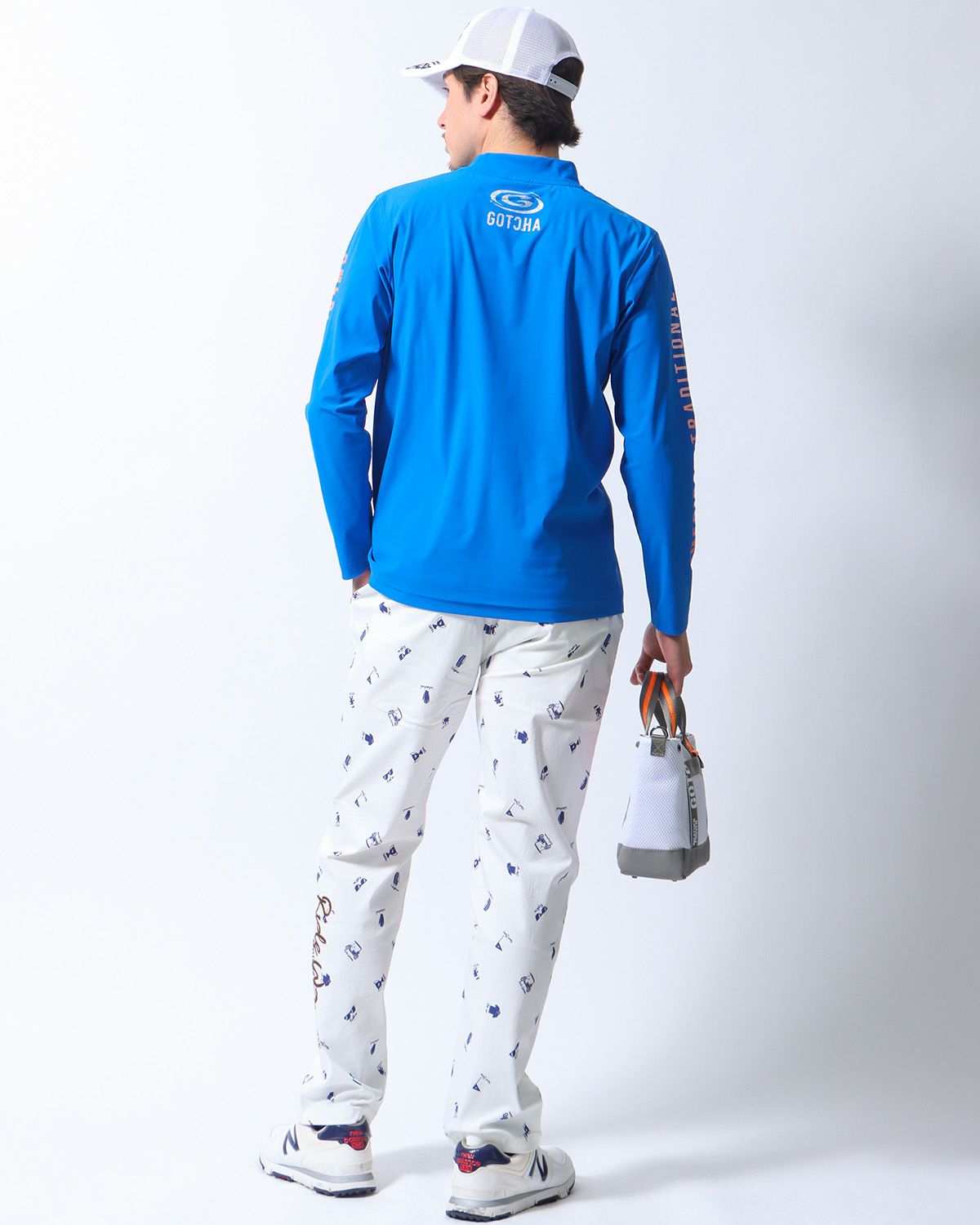 ロイヤルブルー：180cm/70kg(Lサイズ着用)