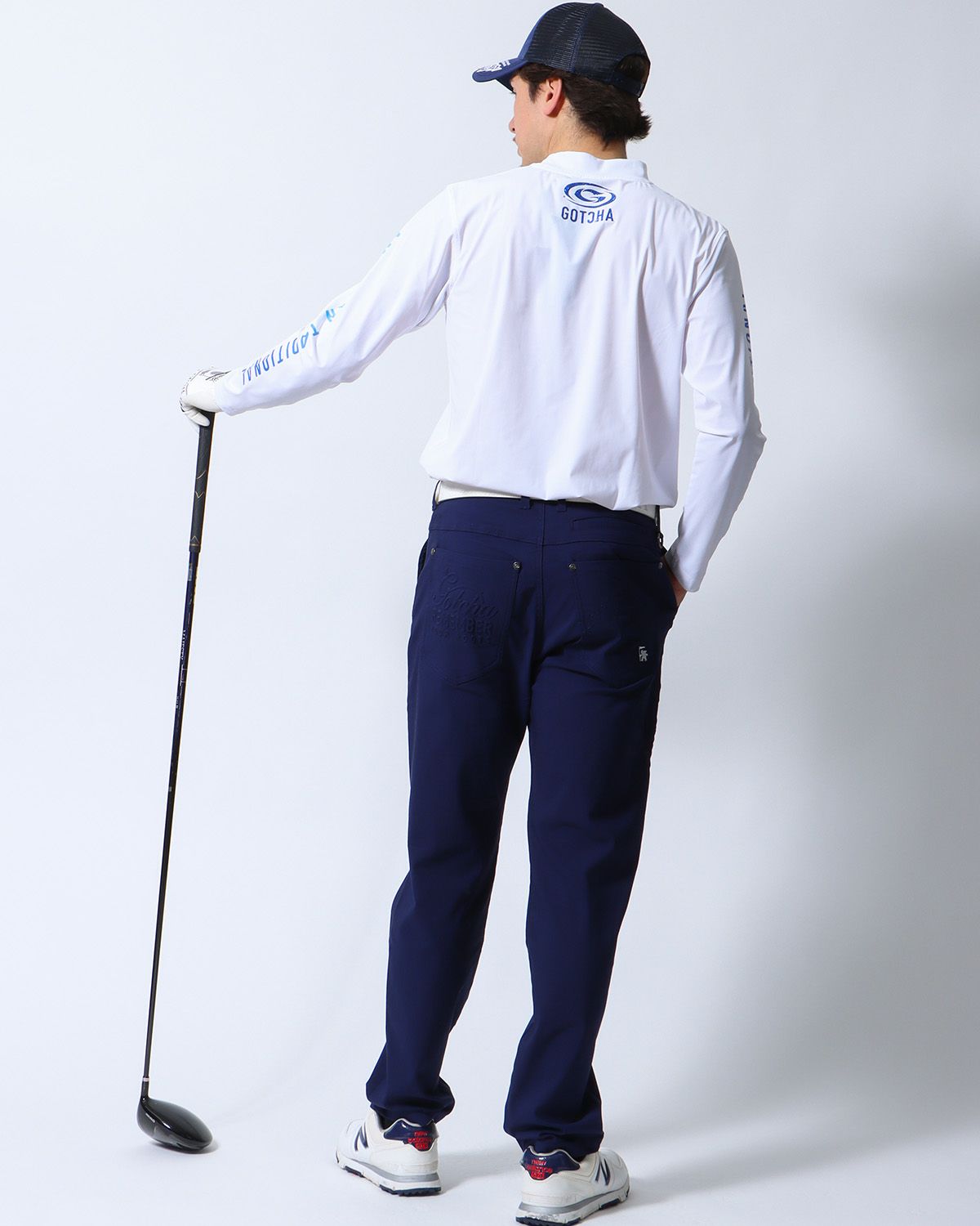 ホワイト：180cm/70kg(Lサイズ着用)